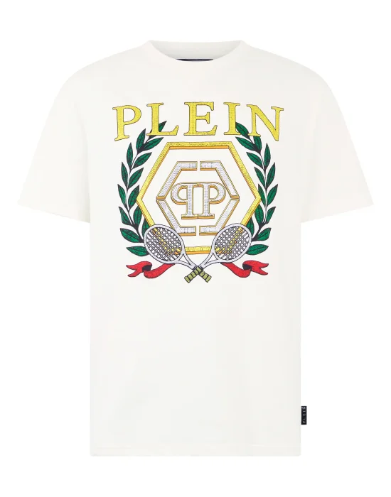 Round Neck T-Shirt Tennis Crest