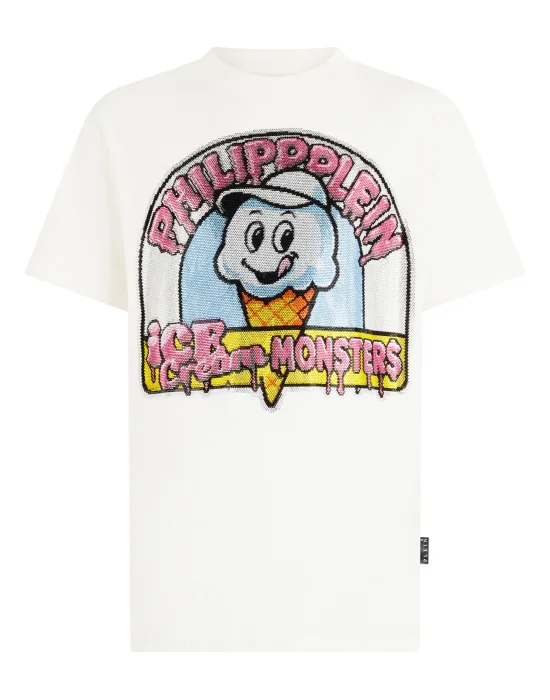 Round Neck T-Shirt Ice Cream Monsters