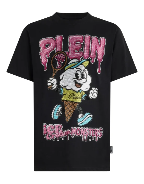 Round Neck T-Shirt Tennis Ice Cream