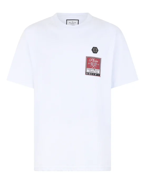 Round Neck T-Shirt Tennis Society Label