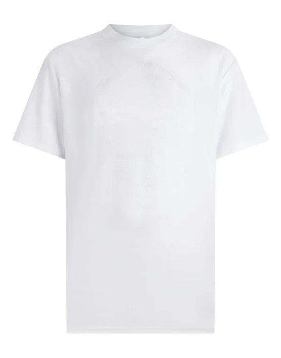 Round Neck T-Shirt Jacquard Skull