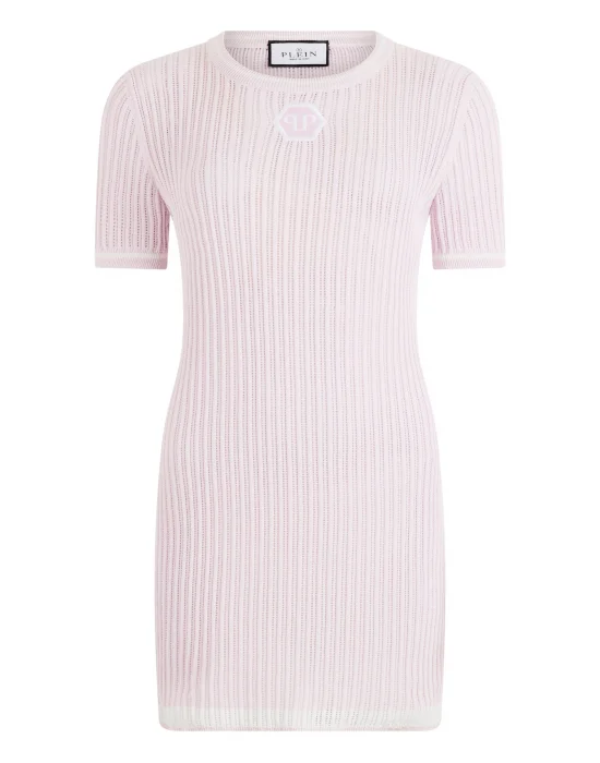 Knitted T-Shirt Mini Dress