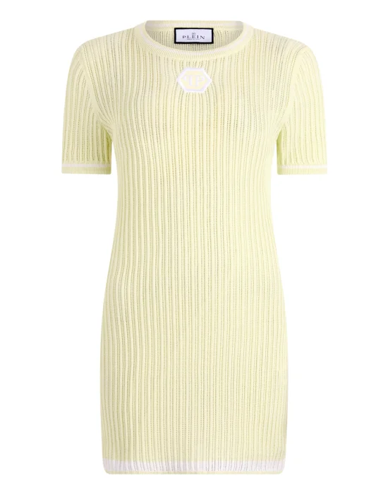 Knitted T-Shirt Mini Dress