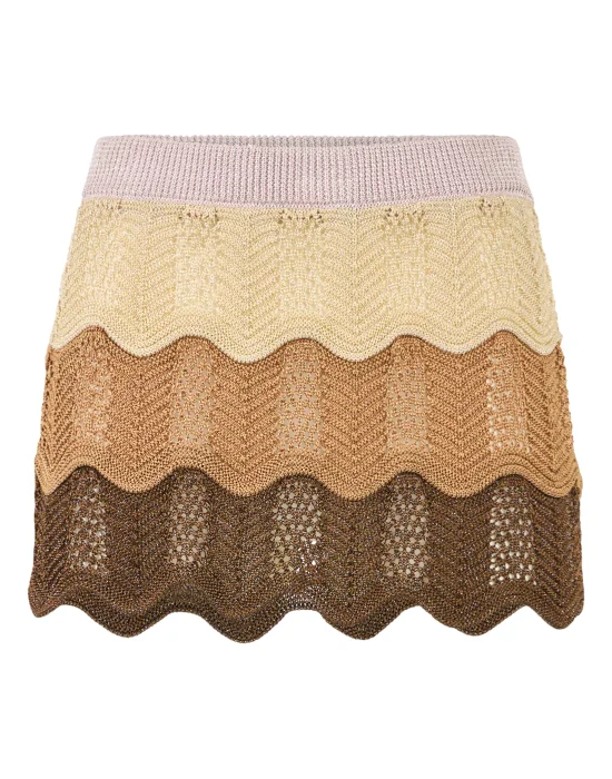 Mini Skirt Color Wave