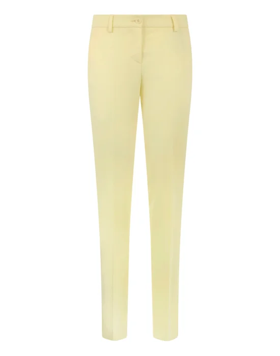 Wool Office Trousers Regular Waist