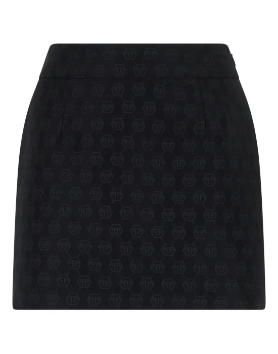 Mini Skirt Jacquard Monogram