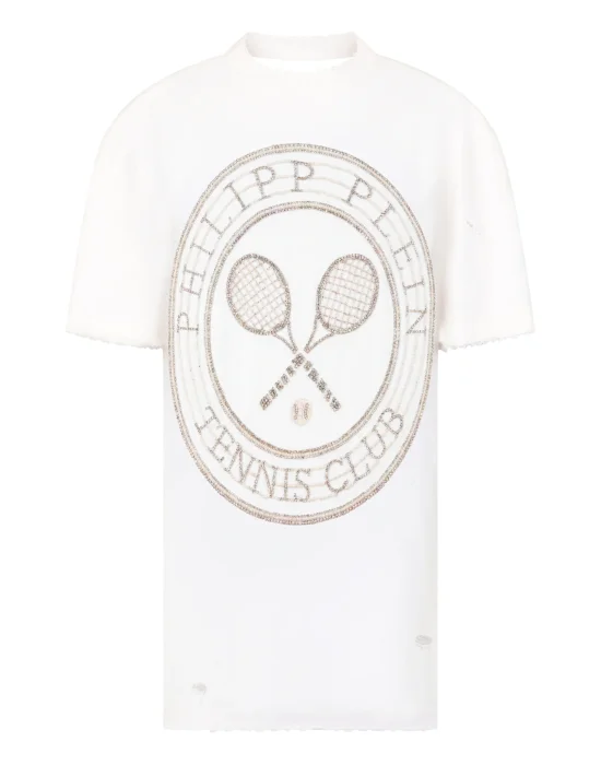 Open Back T-Shirt Mini Dress Tennis Club