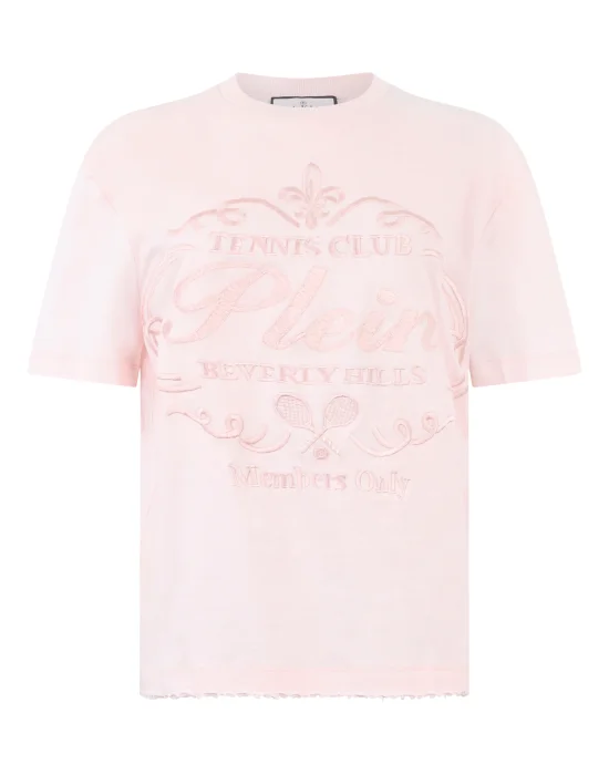 Washed Man Fit T-Shirt Tennis Club