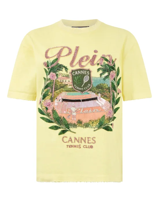 Washed Man Fit T-Shirt Cannes Tennis Club