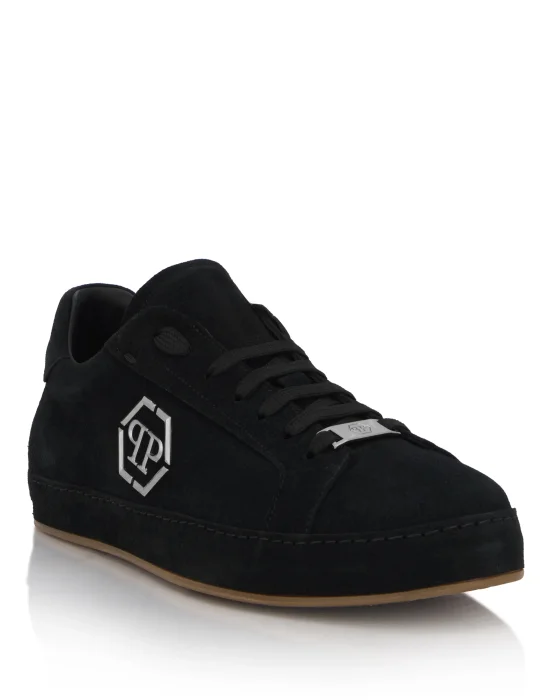 Suede Low-Top Sneakers Plein Royal