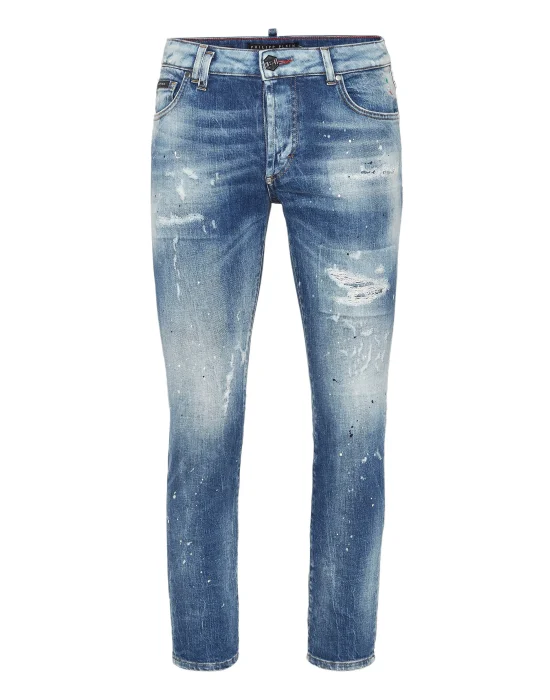 Denim Skinny Trousers Smile