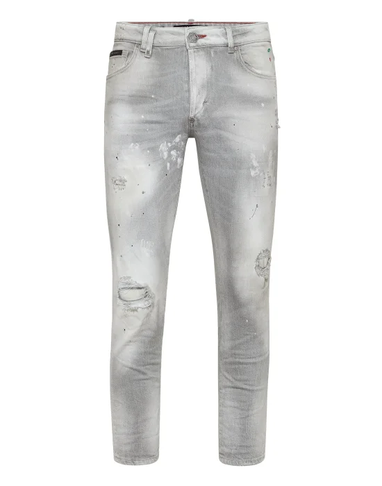 Denim Skinny Trousers Smile