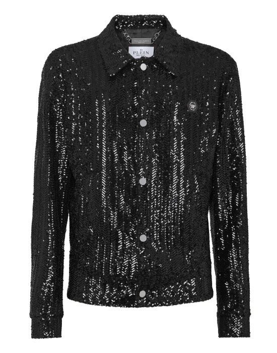 Lurex Tweed Jacket LS Gothic Plein