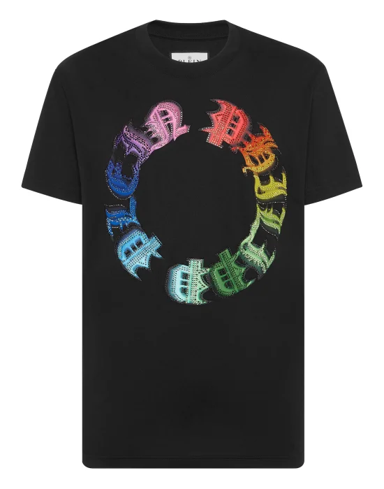 T-shirt Round Neck SS Stones Rainbow