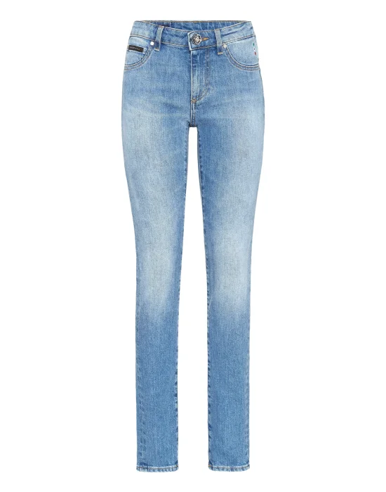 Slim Fit Denim Trousers