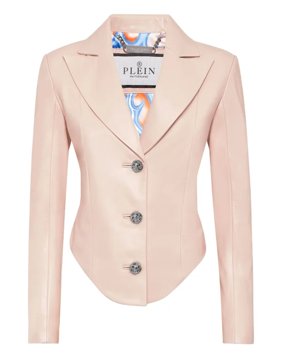 Vintage Leather Blazer LS Flame