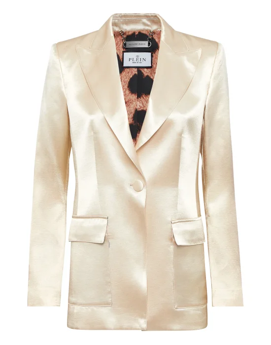 Satin Blazer LS
