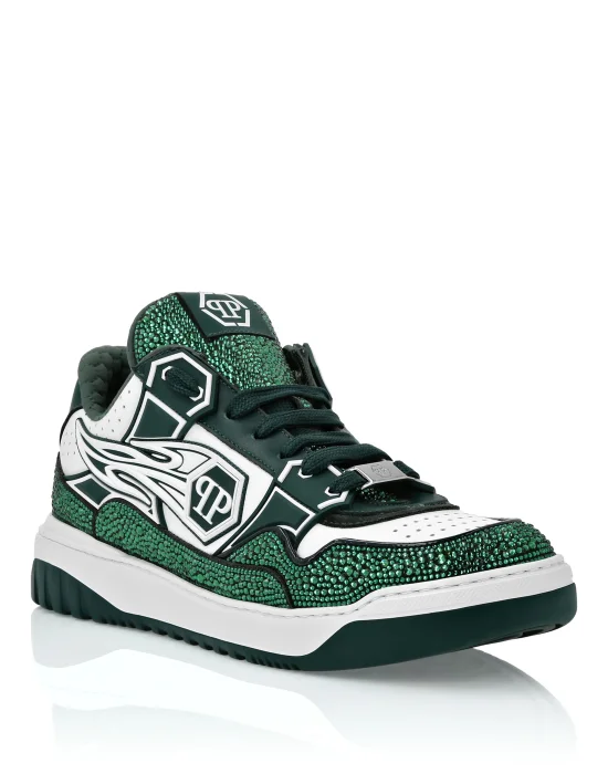 Leather Low-Top Sneakers Moon Walker