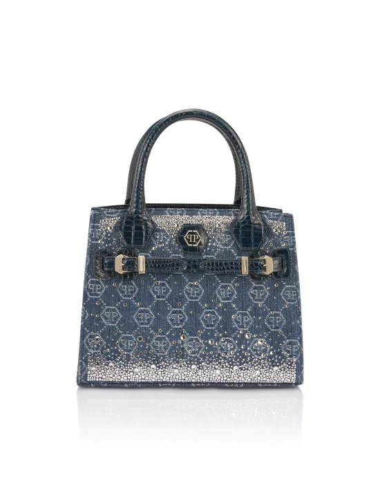 Dynasty Small Shopper Bag Monogram Strass