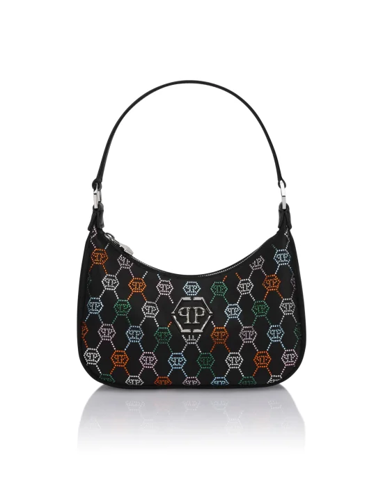 Shoulder Bag Multicolor Monogram Strass