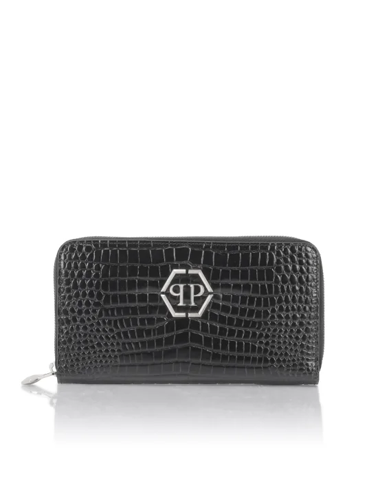 Rounded Zip Wallet Cocco