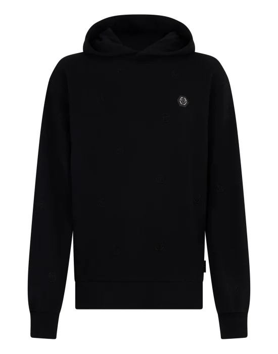 Embroidered Hoodie Sweatshirt Monogram Monogram