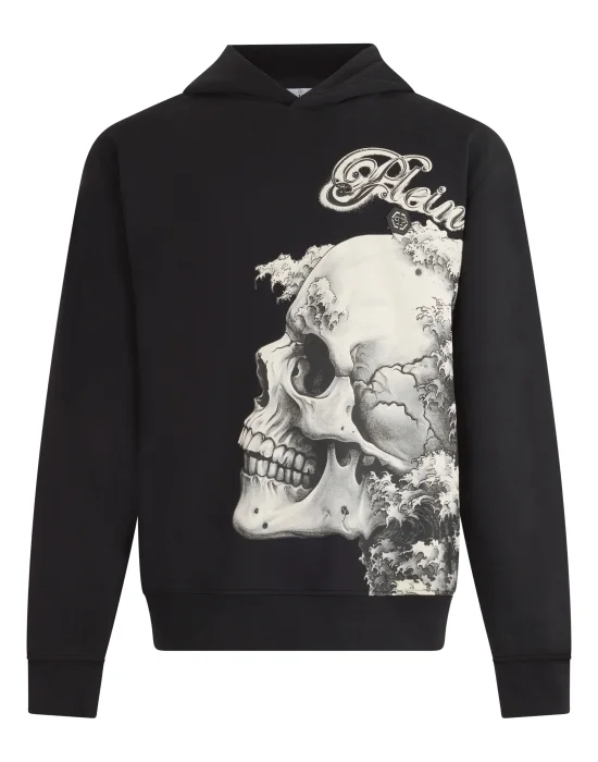 Hoodie Ceramic Skull
