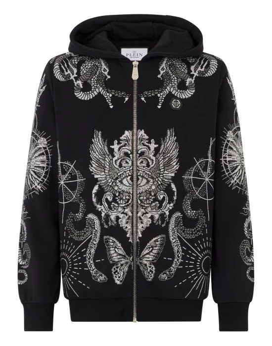 Zip Hoodie Tattoo Stones