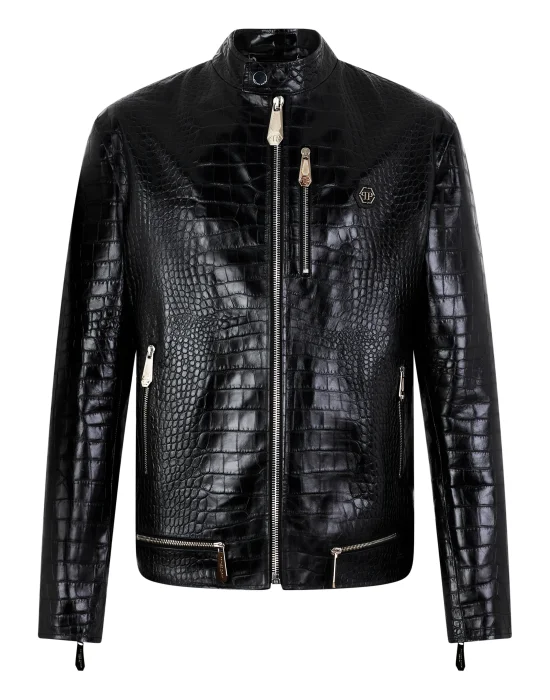 Leather Moto Jacket Cocco