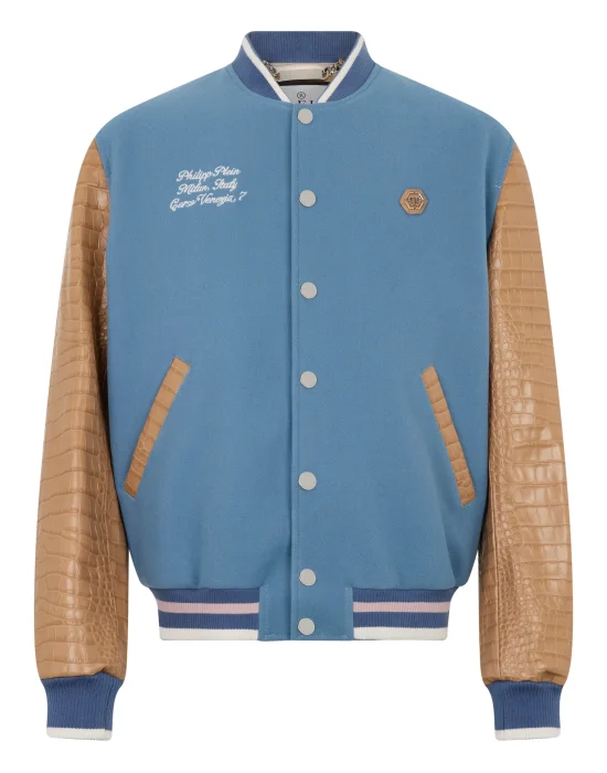 Varsity Bomber Cocco Sleeves Milan