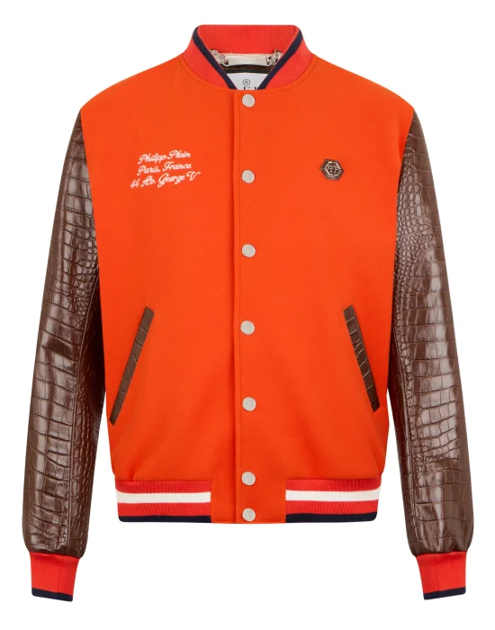 Varsity Bomber Cocco Sleeves Paris