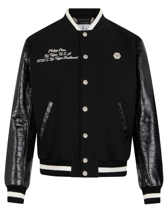 Varsity Bomber Cocco Sleeves Las Vegas