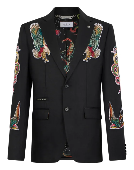 Gigolo Fit Blazer Tattoo Embroidery