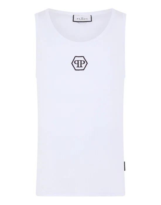 Cotton Tank Top Hexagon