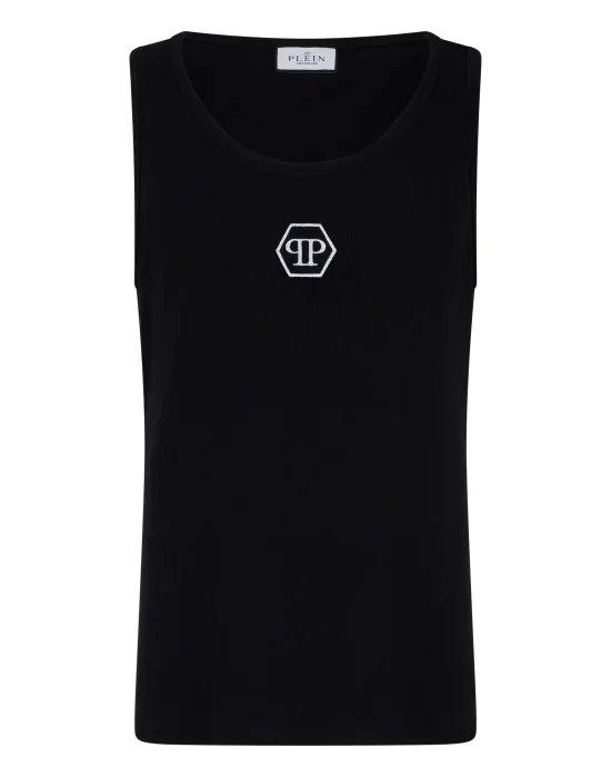 Cotton Tank Top Hexagon