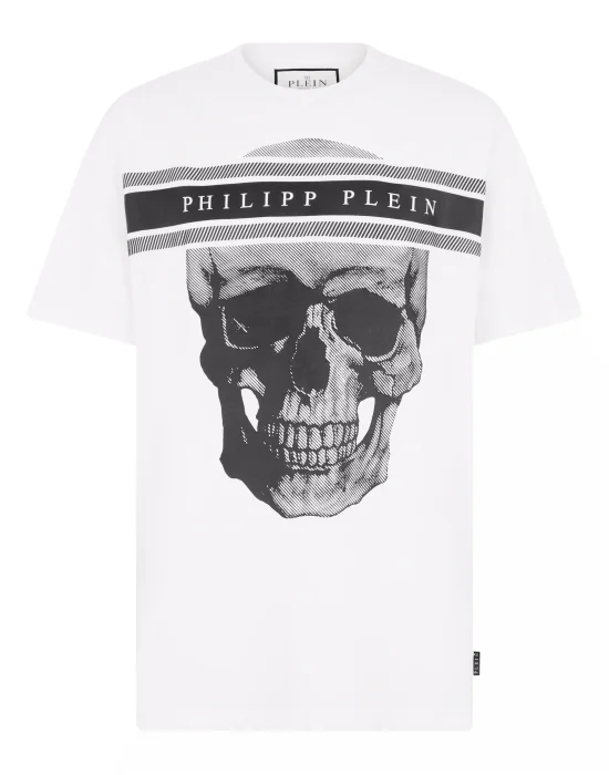 Round Neck T-Shirt Skull Logo Line