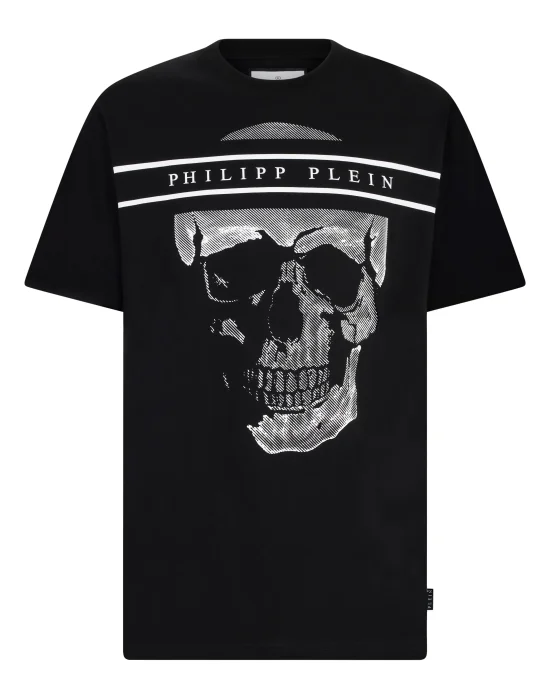 Round Neck T-Shirt Skull Logo Line