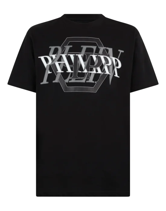 Round Neck T-Shirt Logo Hexagon