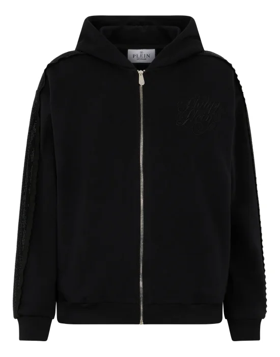 Zip Hoodie Strass Band