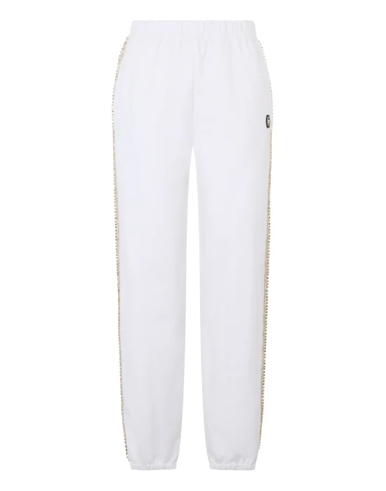 Cotton Joggers Strass