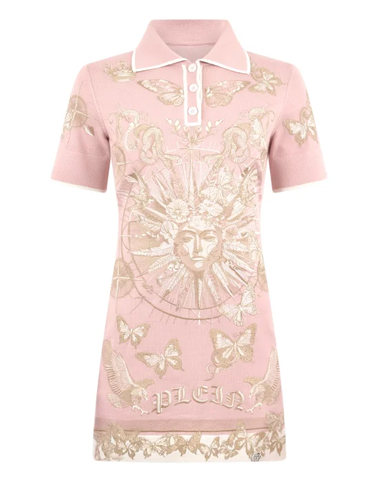 Polo Mini Dress Butterfly Tattoo
