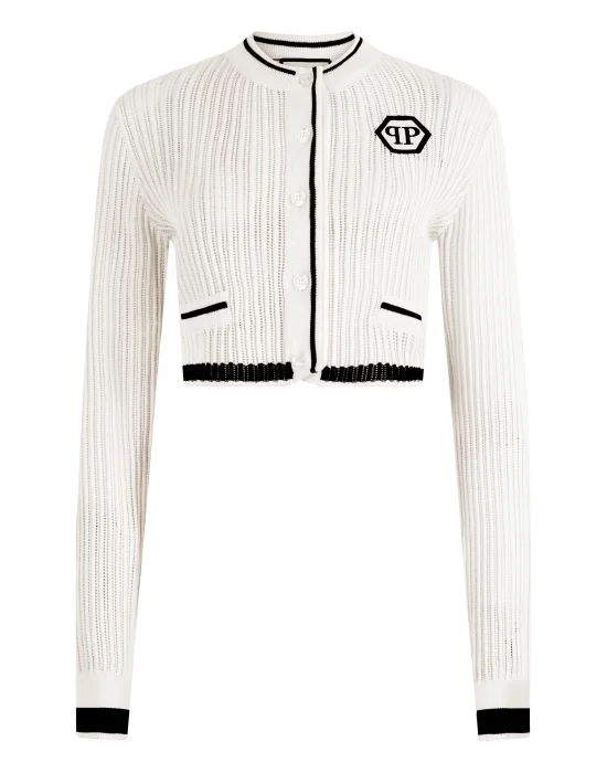 Knitted Cardigan Hexagon Hexagon