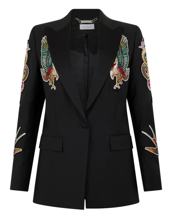 Boyfriend's Fit Blazer Tattoo Patches