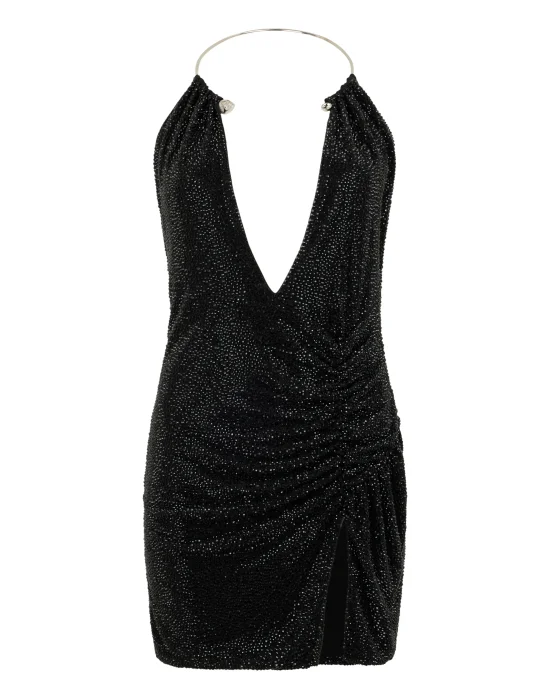 Mini Dress Piercing Strass
