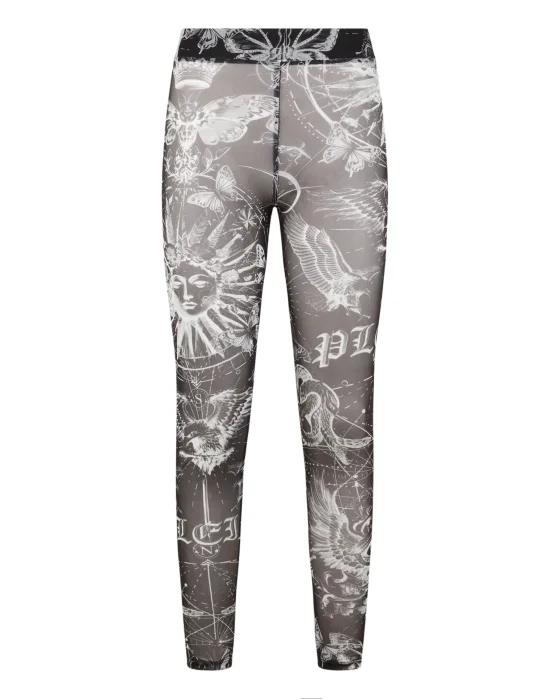 Tulle Leggings Butterfly Tattoo