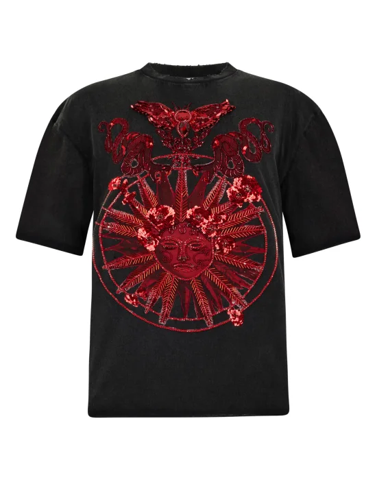 Man Fit T-Shirt Butterfly Tattoo