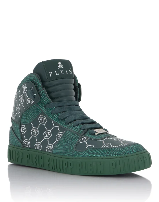 High Top Sneakers Notorious Monogram Strass