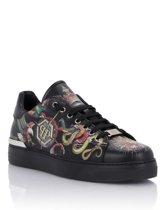 Printed Low-Top Sneakers