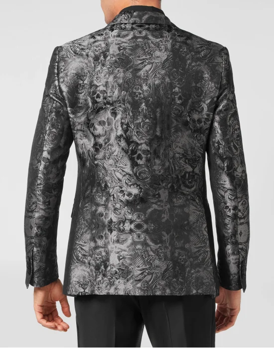 Jacquard Blazer Lord fit Gothic Plein with Crystals