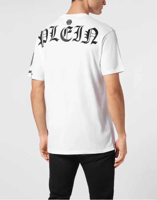 T-shirt Round Neck SS Dragon Strass